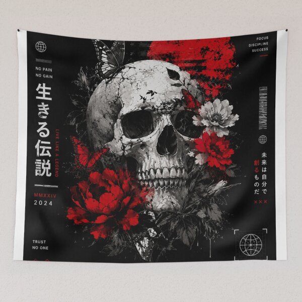 Item preview, Embrace The Chaos – Dark Skull Aesthetic designed and sold by Tanu Biswas.