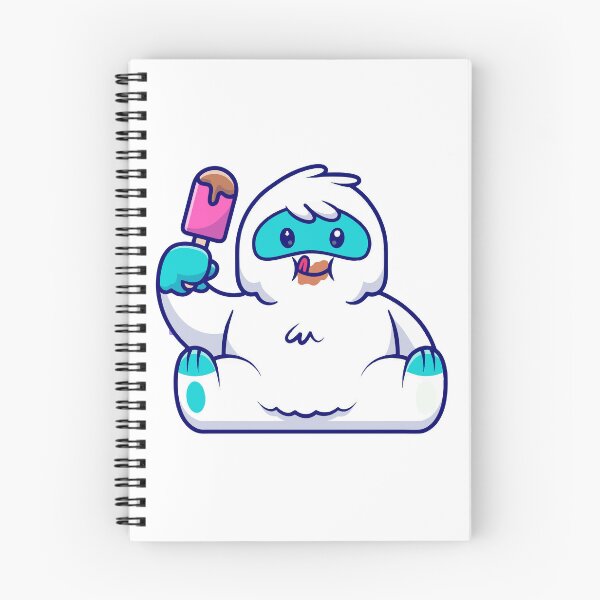 Item preview, Cute Yeti Eating Chocolate Ice Cream Pop designed and sold by dmladero.