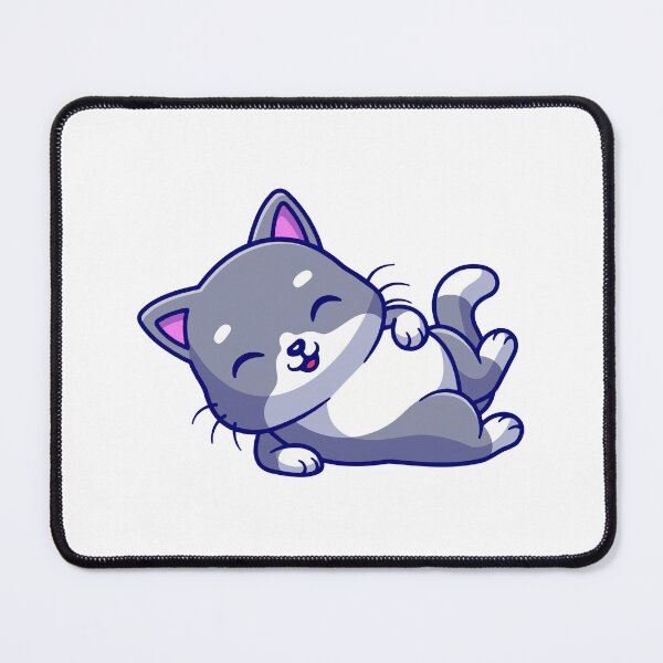 Item preview, Cute Happy Napping Grey Cat designed and sold by dmladero.