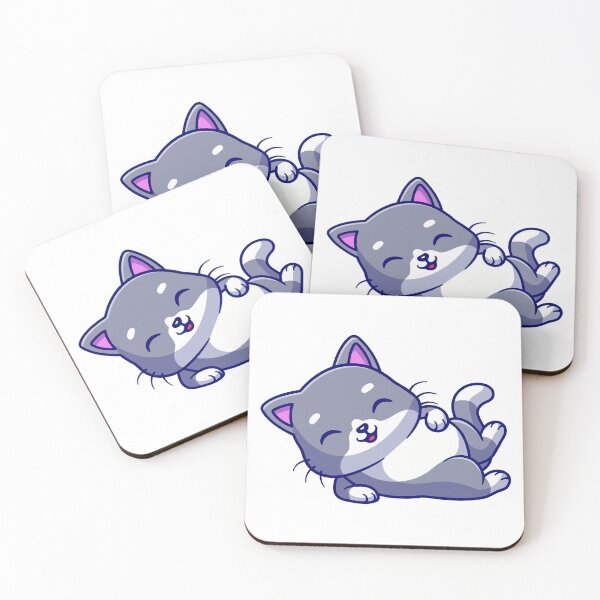 Item preview, Cute Happy Napping Grey Cat designed and sold by dmladero.