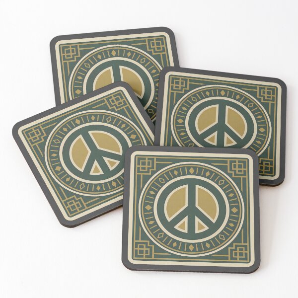 Item preview, Vintage Geometric Peace Symbol Spiritual Harmony Decorative Artwork designed and sold by PinUpPizzazz.