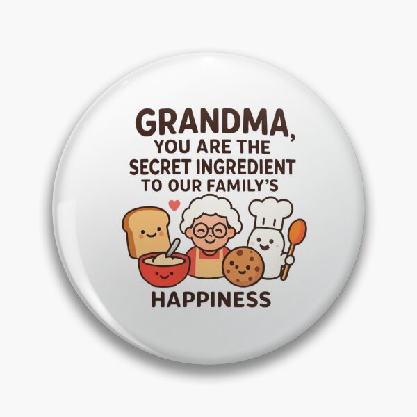 Item preview, Grandma, you are the secret ingredient to our family's happiness designed and sold by Cosmicprints99.