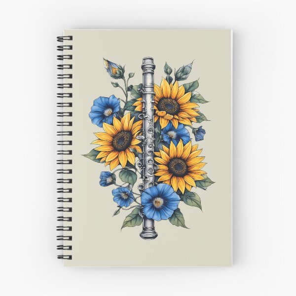 Item preview, Sunflower Symphony and Concert Flute - World Music Day designed and sold by Art-Arcade6.