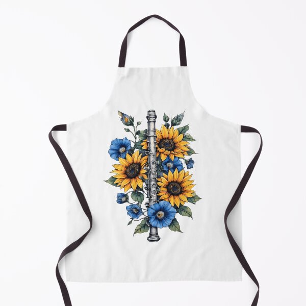 Item preview, Sunflower Symphony and Concert Flute - World Music Day designed and sold by Art-Arcade6.