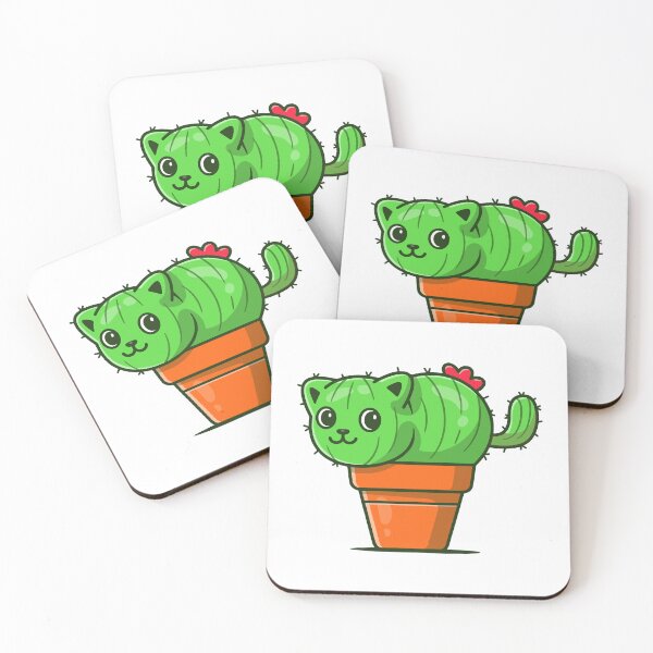 Item preview, Cute Cat Cactus in a Pot Cactucat designed and sold by dmladero.