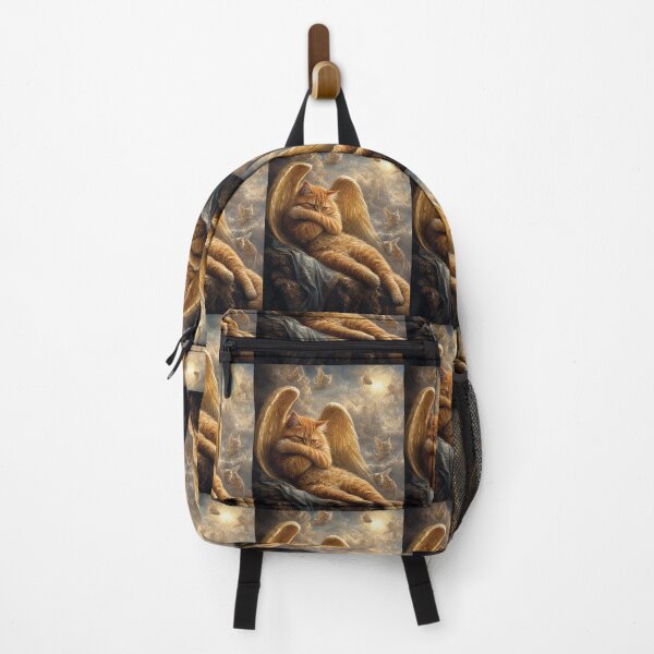 Item preview, Fallen Angel Cat - Funny Classical Painting Parody designed and sold by merchxwear.
