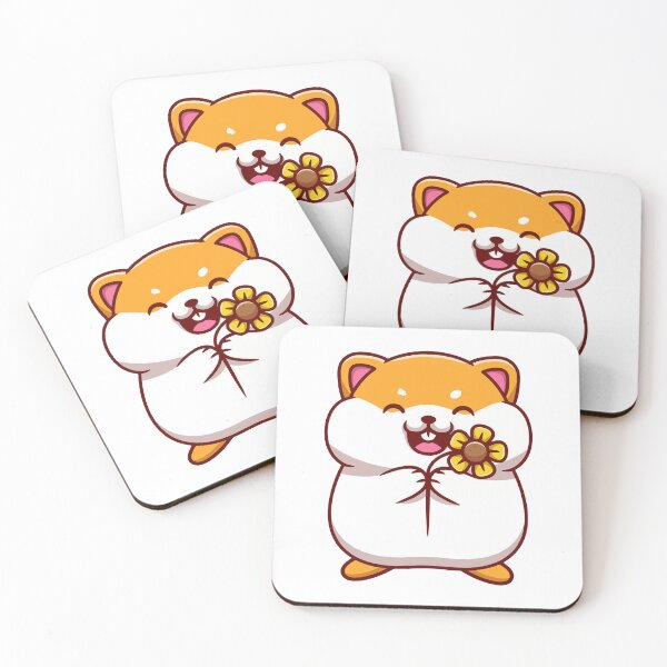 Item preview, Cute Happy Hamster Holding a Sunflower designed and sold by dmladero.
