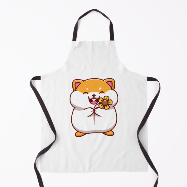 Item preview, Cute Happy Hamster Holding a Sunflower designed and sold by dmladero.