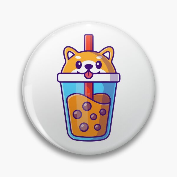 Item preview, Cute Shiba Inu Dog Boba Bubble Tea designed and sold by dmladero.