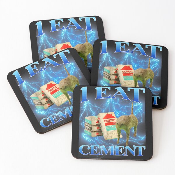 Item preview, I Eat Cement Funny Internet Meme Absurdist Humor Quote designed and sold by SanTiOmal.
