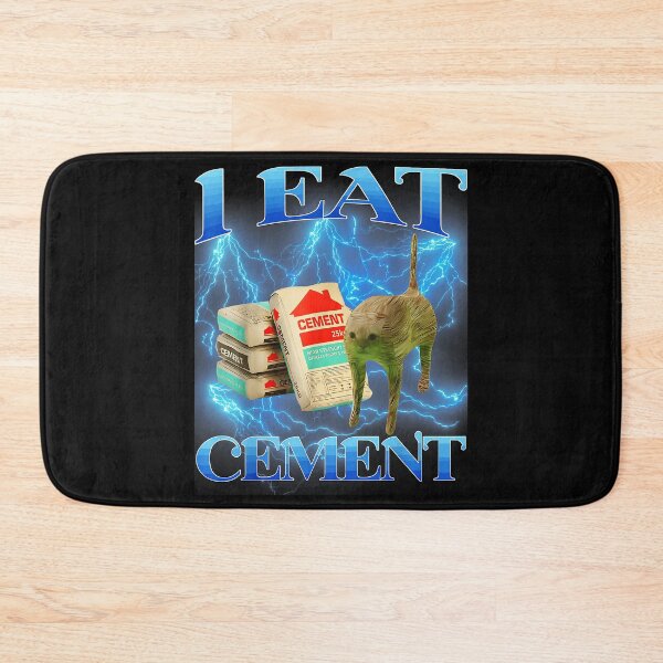 Item preview, I Eat Cement Funny Internet Meme Absurdist Humor Quote designed and sold by SanTiOmal.