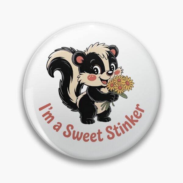 Item preview, I’m a Sweet Stinker Cute Skunk Lover Design designed and sold by Cool-cat-art.