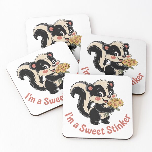 Item preview, I’m a Sweet Stinker Cute Skunk Lover Design designed and sold by Cool-cat-art.