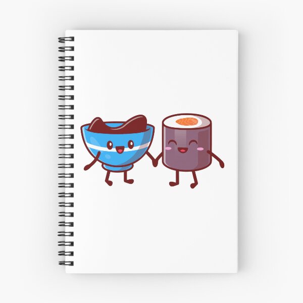 Item preview, Cute Sushi and Soy Sauce Friends Holding Hands designed and sold by dmladero.