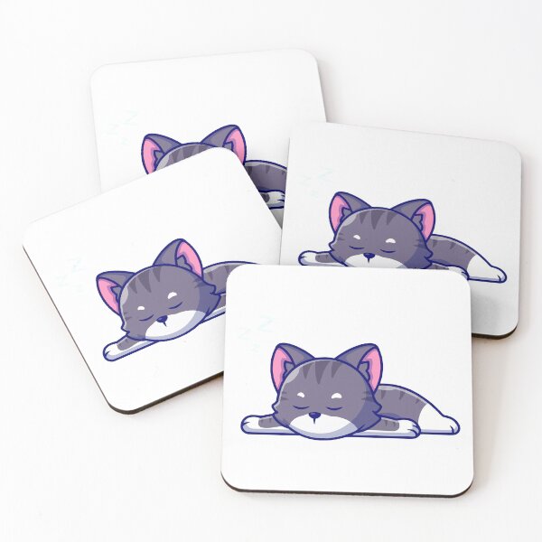 Item preview, Cute Sleeping Grey Tabby Cat Napping designed and sold by dmladero.