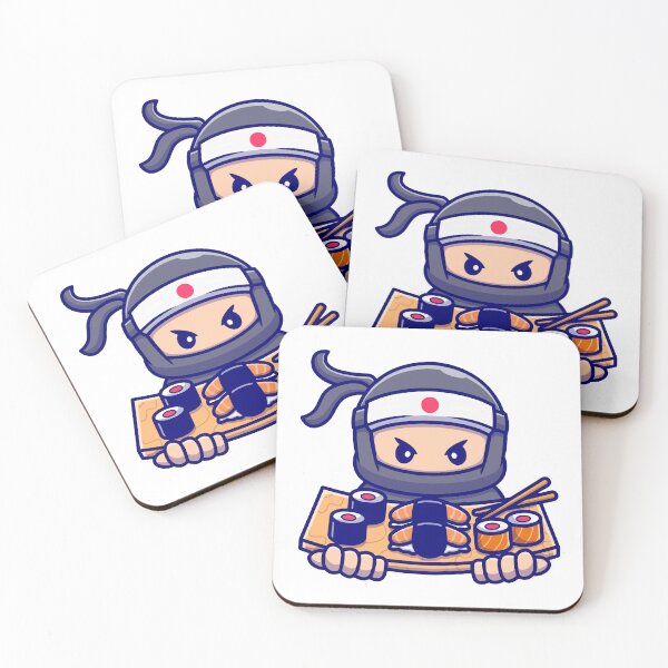 Item preview, Cute Chibi Ninja Sushi Chef Serving Platter designed and sold by dmladero.
