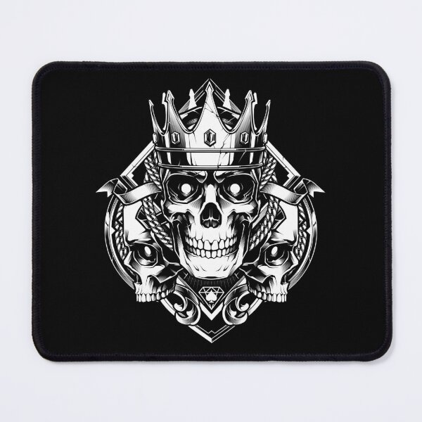 Item preview, Crown King Skull vector tattoo designed and sold by Blackout Brother.