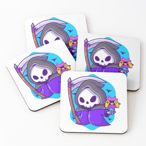 Item preview, Cute Grim Reaper Gaming with Controller designed and sold by dmladero.