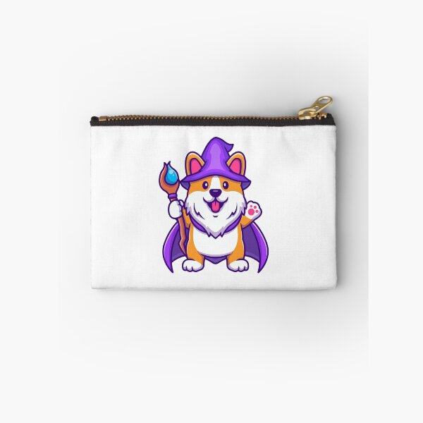 Item preview, Cute Wizard Corgi Dog with Magic Staff designed and sold by dmladero.