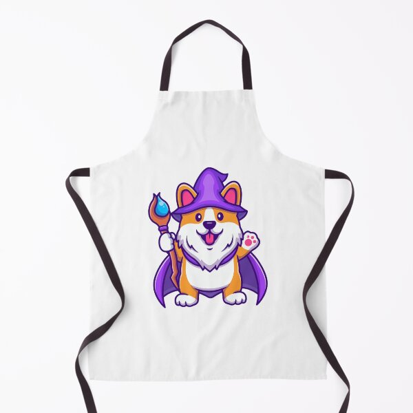Item preview, Cute Wizard Corgi Dog with Magic Staff designed and sold by dmladero.