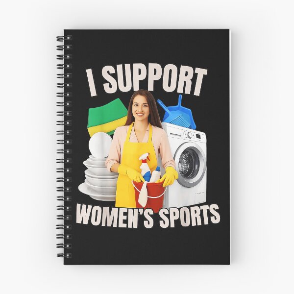Item preview, I Support Women's Sports Housework Humor Homemaker designed and sold by SanTiOmal.