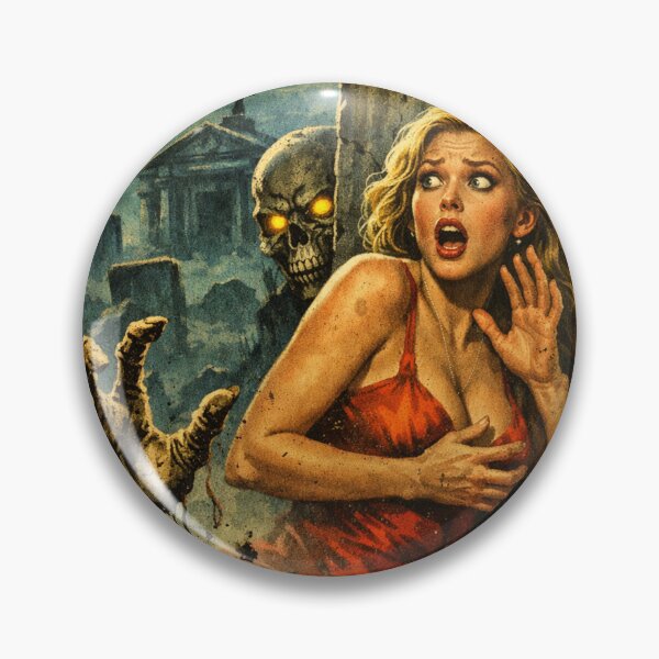 Item preview, Vintage Cemetery Horror Poster designed and sold by JonelleTshirts.