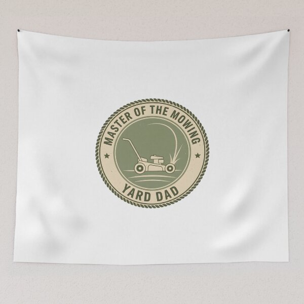 Item preview, Master of the Mowing Yard Dad Vintage Lawn Care T Shirt designed and sold by FestivityFinds.