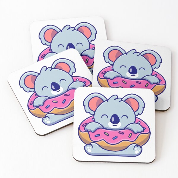 Item preview, Cute Koala Bear Sitting inside Pink Donut designed and sold by dmladero.