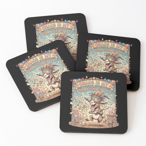 Item preview, Funny Chaos Goat Carnival Meme Wild Festival Animal Humor Gift designed and sold by Im-Ara.