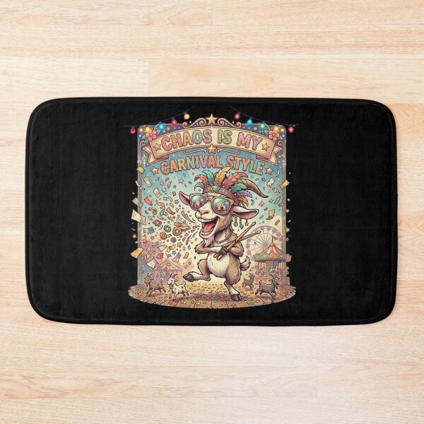 Item preview, Funny Chaos Goat Carnival Meme Wild Festival Animal Humor Gift designed and sold by Im-Ara.