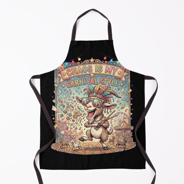Item preview, Funny Chaos Goat Carnival Meme Wild Festival Animal Humor Gift designed and sold by Im-Ara.