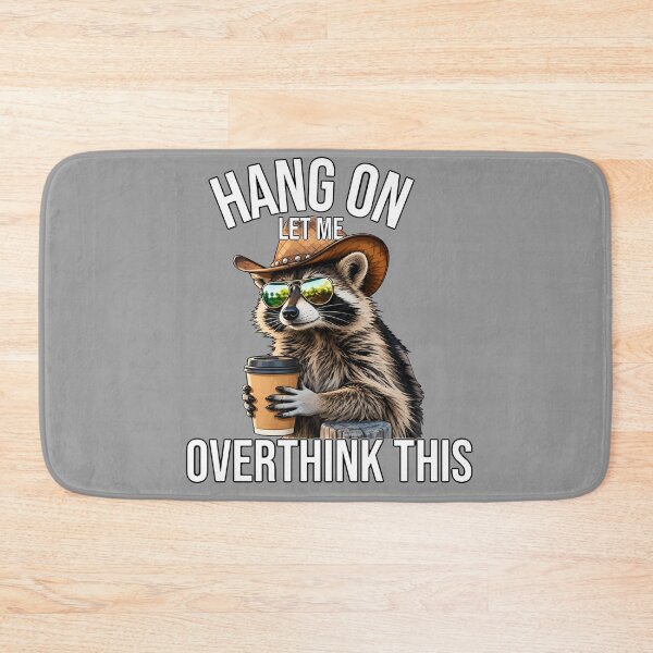 Item preview, Overthinking raccoon designed and sold by Mazkeratii.