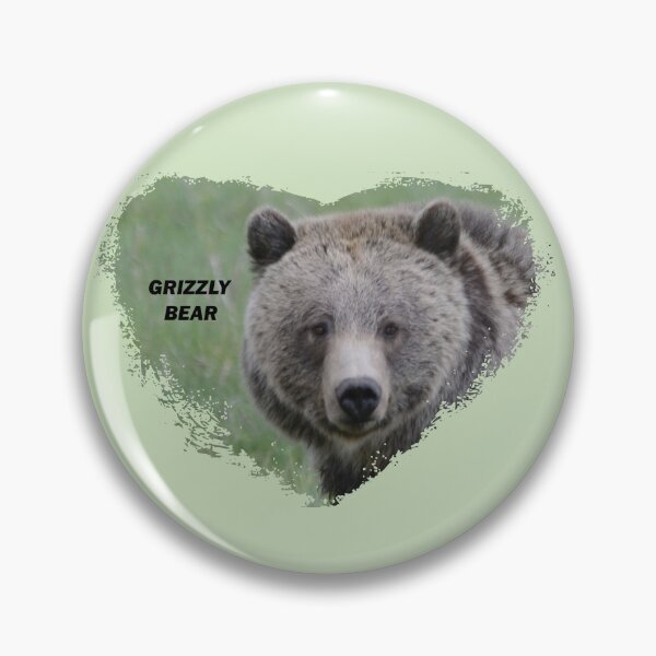 Item preview, Grizzly Bear In A Heart designed and sold by Whisperingpeaks.