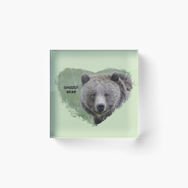 Item preview, Grizzly Bear In A Heart designed and sold by Whisperingpeaks.