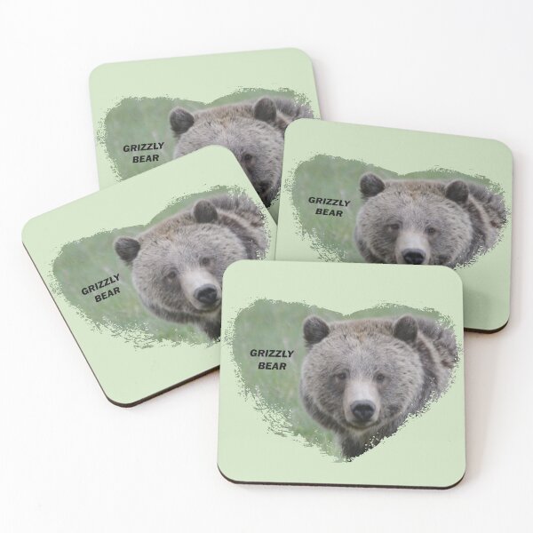 Item preview, Grizzly Bear In A Heart designed and sold by Whisperingpeaks.