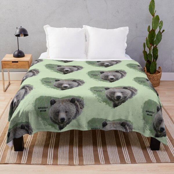 Item preview, Grizzly Bear In A Heart designed and sold by Whisperingpeaks.