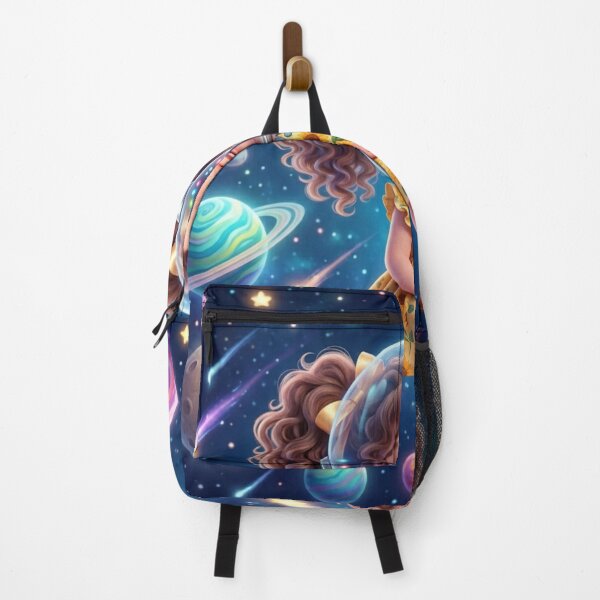 Item preview, Cosmic Curly Girl Astronaut designed and sold by LevelUpReads.