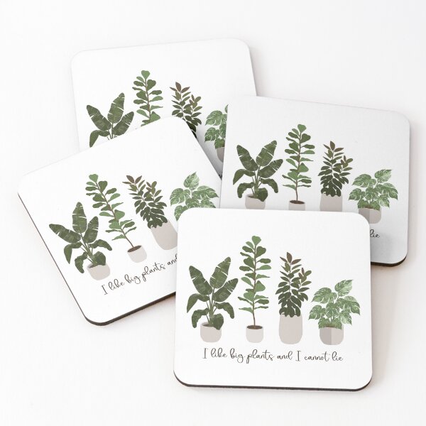 Item preview, I Like Big Plants and I Cannot Lie – Funny Houseplant Lover Design designed and sold by Calm and Antsy.