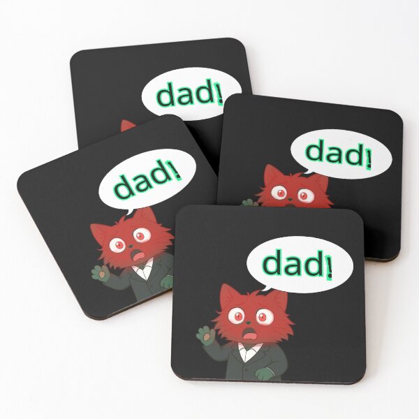 Item preview, Funny Anime Style Cat Reaction DAD designed and sold by Yuki80.