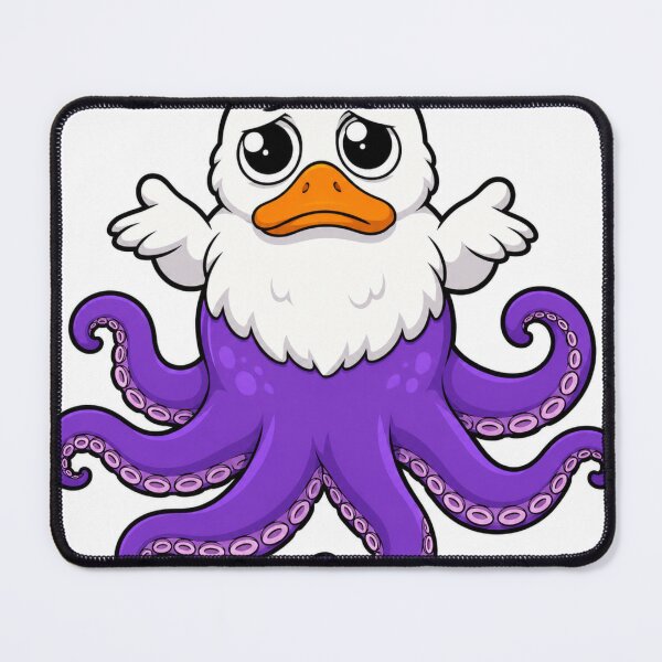 Item preview, Shrugging Duck-topus designed and sold by LevelUpReads.