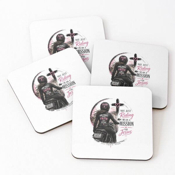 Item preview, Christian Biker Girl | Riding on a Mission for Jesus Faith Motorcycle Design designed and sold by Ashes to Artistry.