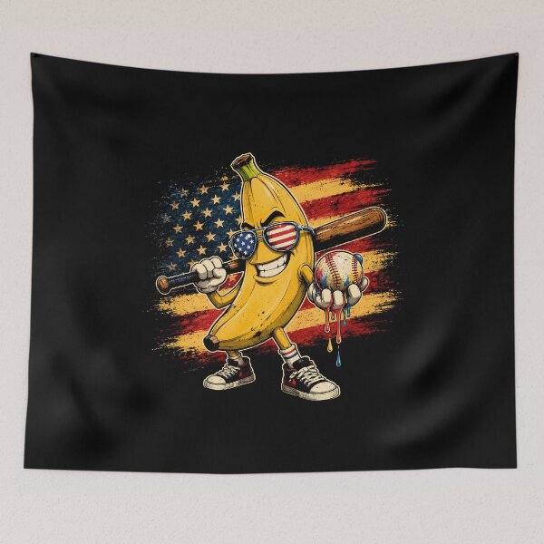 Item preview, Banana Drip American Flag designed and sold by zoes-ink.
