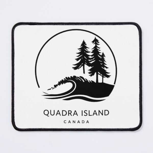 Item preview, Quadra Island Pine Trees and Ocean Wave Artwork designed and sold by MystiColo.