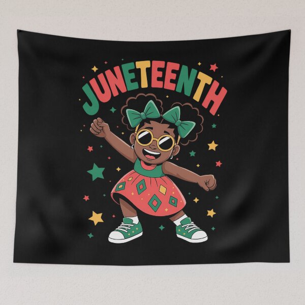 Item preview, Dabbing Black Girls Melanin Juneteenth Africa  designed and sold by SapfireStuArt.