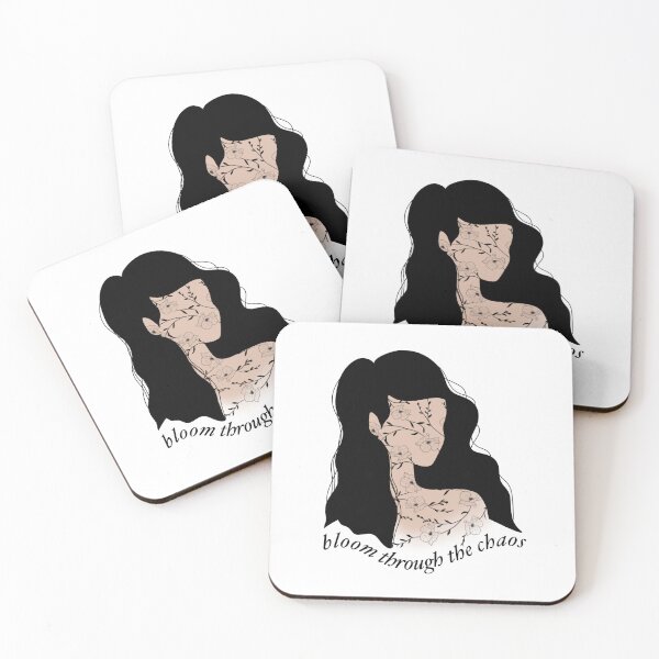 Item preview, Bloom Through the Chaos – Dark Botanical Feminine Floral Design designed and sold by Calm and Antsy.