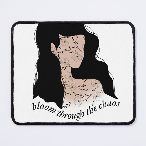 Item preview, Bloom Through the Chaos – Dark Botanical Feminine Floral Design designed and sold by Calm and Antsy.