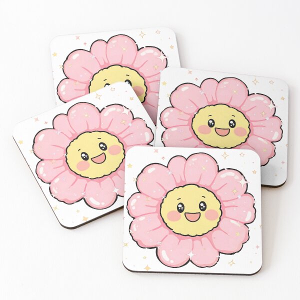 Item preview, Cute Smiling Flower Sparkle Kawaii designed and sold by Rexusstain.