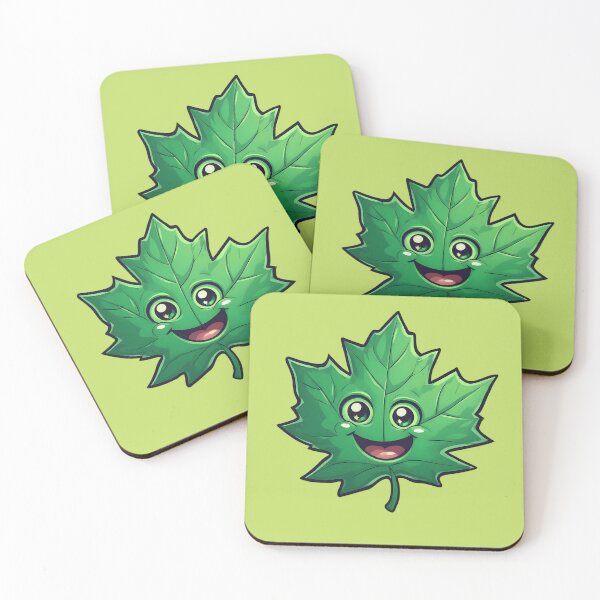 Item preview, Cute Happy Spring Maple Leaf designed and sold by NatalyArtStudio.