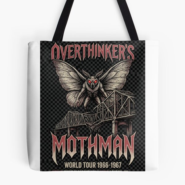 Item preview, The Overthinker's Mothman World Tour 1966-1967 designed and sold by RustyKrowbar.