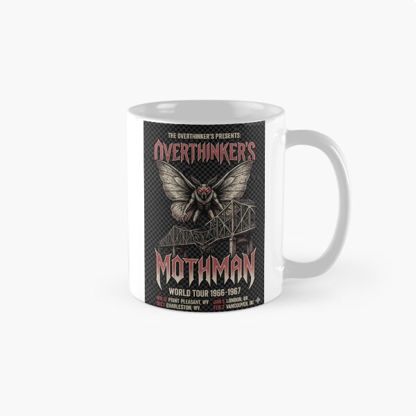 Item preview, The Overthinker's Mothman World Tour 1966-1967 designed and sold by RustyKrowbar.